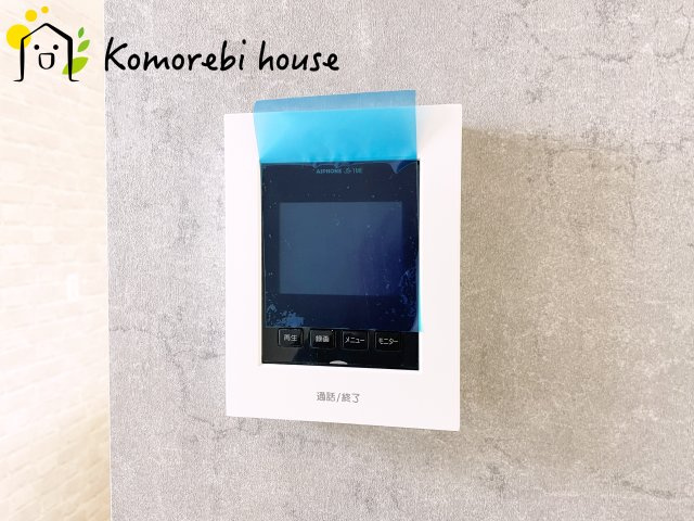 さいたま市北区宮原1丁目　2期　新築一戸建て　ブルーミングガーデン　02の防犯設備|モニター付インターホンです