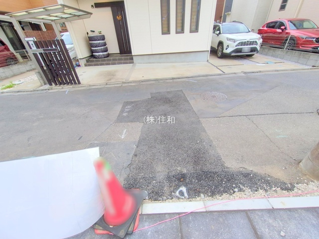 【新築分譲住宅】富士見市上沢10期の前面道路含む現地写真