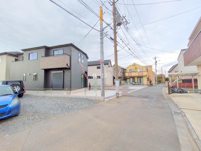 【新築分譲住宅】富士見市上沢10期の前面道路含む現地写真