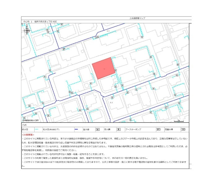 売土地　西区泉１丁目　の地図