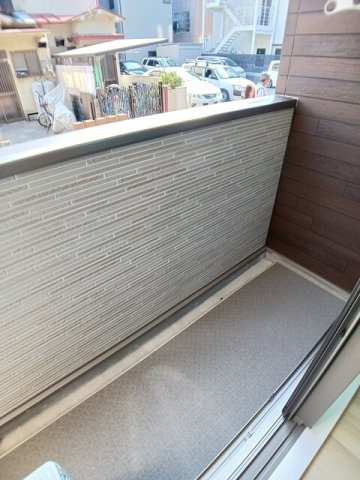 シャインⅡのバルコニー