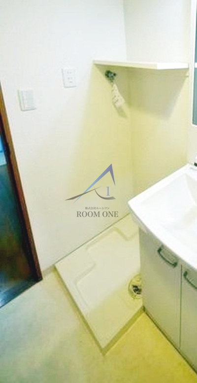 グランドエグザ親水公園Ⅰの設備|洗濯機置き場です。