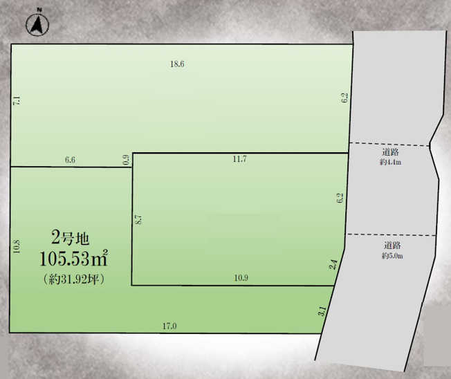【前面道路含む現地写真】 | 松戸市緑ヶ丘2期　全3区画 | 新しい家が増えても、空の広さはそのまま。春には桜、夏には青空、秋にはやわらかな光。季節ごとに表情を変える街で、長く暮らせる安心を。