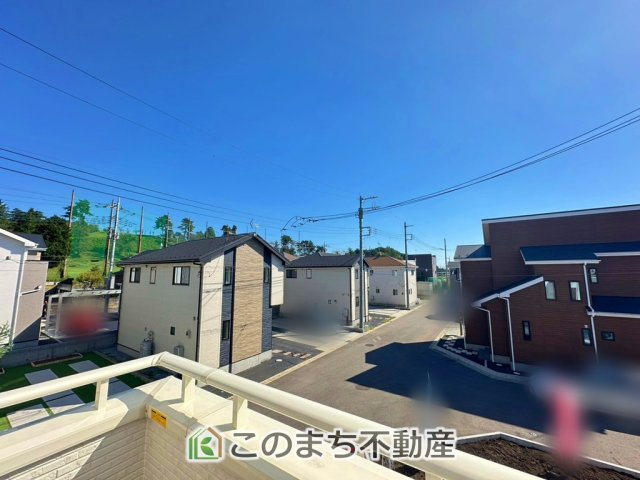 いろどりアイタウン宇都宮市野沢町23-P1　7号棟の展望|バルコニーからの眺めです！
