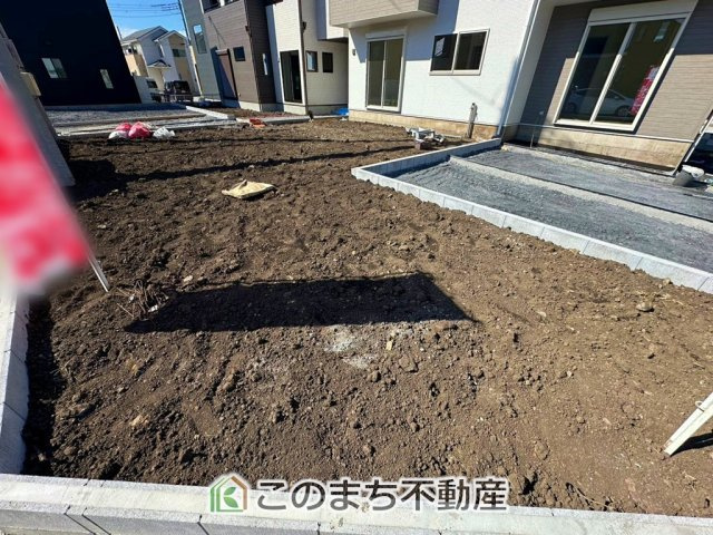 いろどりアイタウン宇都宮市野沢町23-P1　7号棟の庭|大きなお庭でご家族や友人を招いてＢＢＱもできますね！お子様の水遊びにもぴったりです☆
