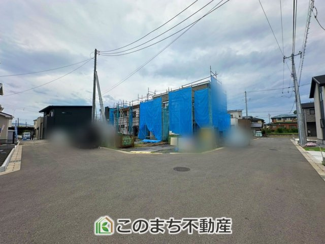 いろどりアイタウン宇都宮市野沢町23-P1　7号棟の前面道路含む現地写真|前面道路含む現地写真