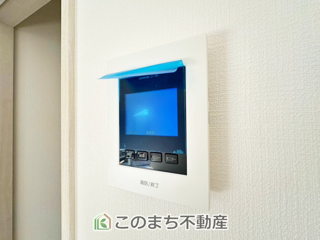 いろどりアイタウン宇都宮市野沢町23-P1　7号棟の設備|ＴＶモニター付きインターホンで防犯面もしっかり安心♪
