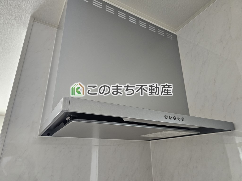 いろどりアイタウン宇都宮市野沢町23-P1　7号棟のキッチン|お料理の匂いもスッキリ♪シンプルデザインで掃除も簡単‼