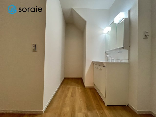 入間市豊岡1期　新築戸建ての脱衣所|2/1撮影