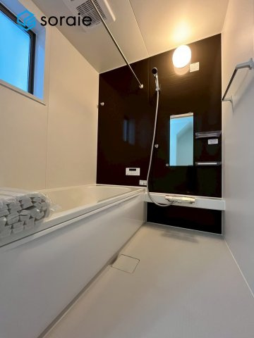 入間市豊岡1期　新築戸建ての浴室|2/1撮影