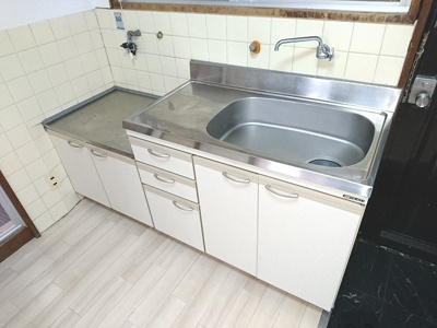 【キッチン】 | 三賀マンション | 2口コンロ設置できます