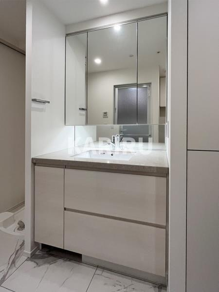 ＢｒｉｌｌｉａＴｏｗｅｒ堂島の独立洗面台