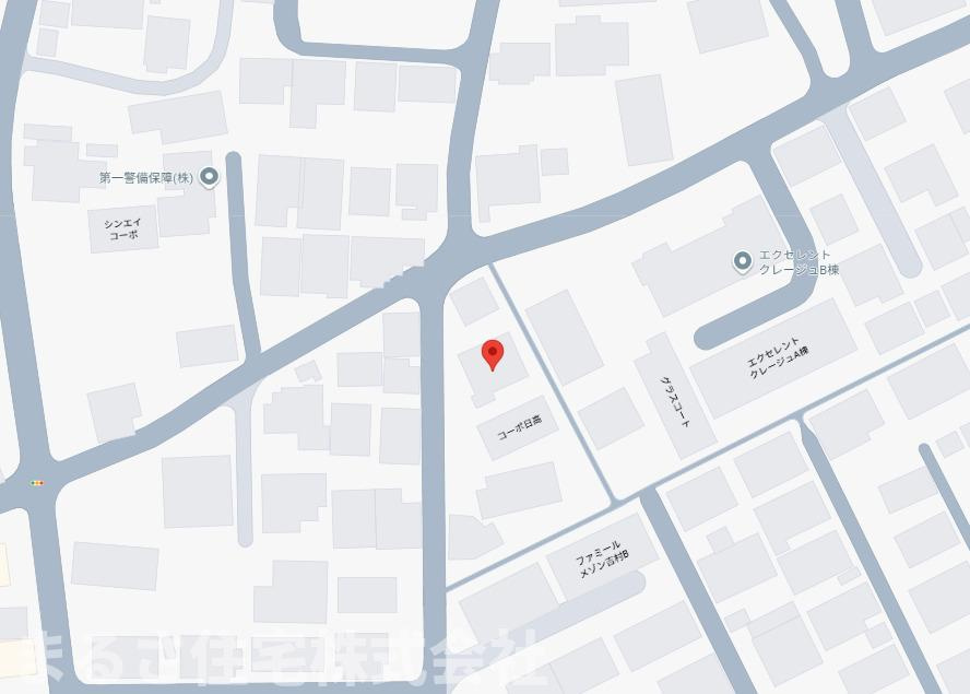 吉村町寺ノ前　売地の地図