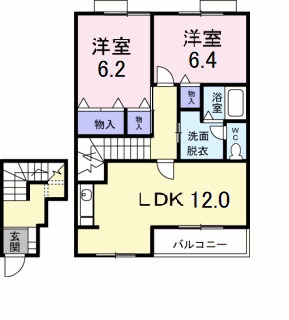 ビサイド・ハイウェイ　Ｃの間取り|間取図