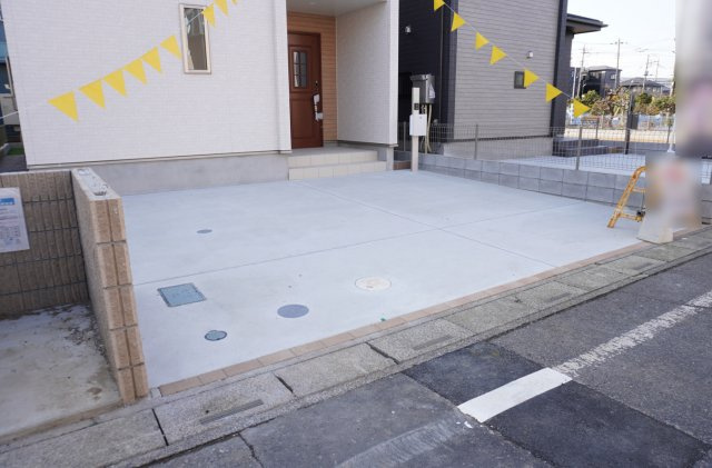 草加市清門2丁目 新築分譲住宅 全5棟 C号棟の駐車場