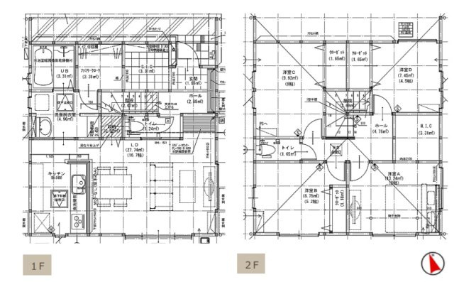 【間取り】 | 前橋市南町　新築住宅 | 使い勝手のいい間取です
