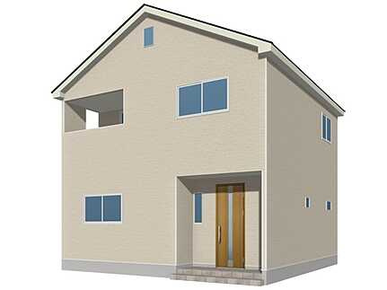 安芸郡熊野町川角１丁目の完成予想図