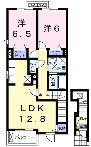 ゴールデン・リリィＡの間取り|間取図