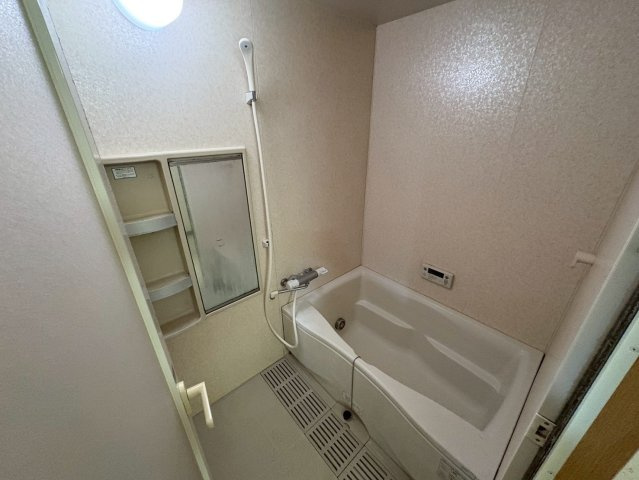 シャングリア丸太の浴室