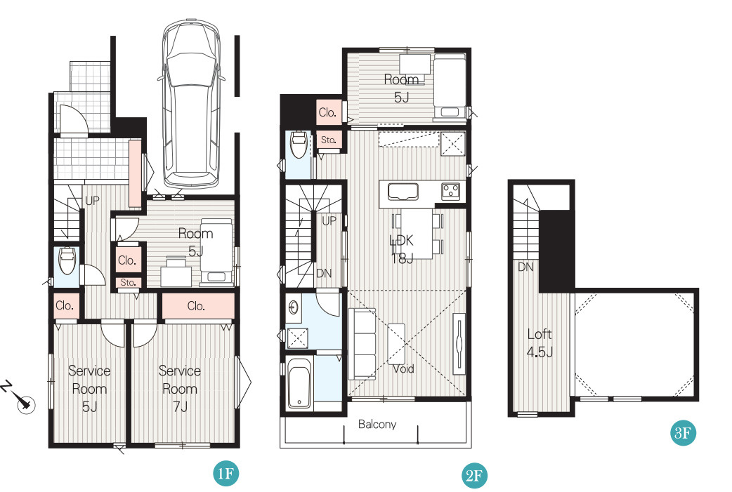 鎌倉市津　新築戸建　全2棟2号棟の外観