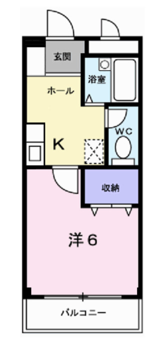 ロジュマン松嶋の間取り