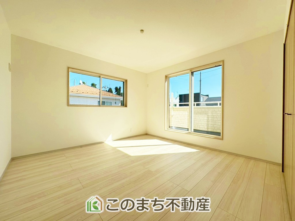 いろどりアイタウン宇都宮市野沢町23-P1　9号棟の洋室|一人ひとりの大切なプライベート空間。ゆとりある広さで、一人の時間をゆったりと過ごせる安らぐお部屋になるはずです。
