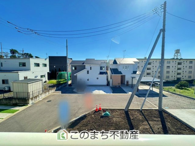 いろどりアイタウン宇都宮市野沢町23-P1　9号棟の展望|前面道路が広いので、陽当り・解放感◎になっております！
