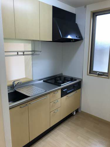 クオレール大橋A棟のキッチン