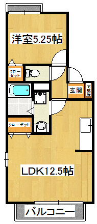 ソレーユ西船の間取り