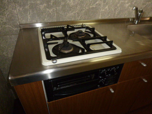 プリメール老松のキッチン|２口ガスコンロ