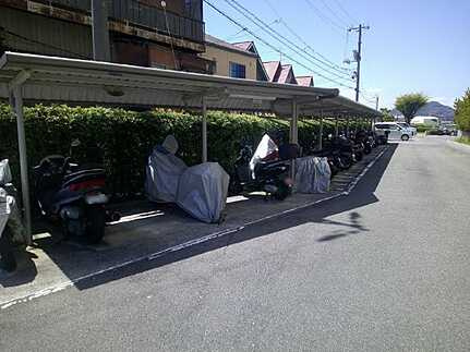 ヴューシティ矢野の駐輪場