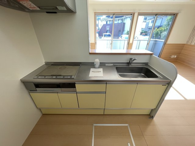 ディアコートⅠ（桜丘2丁目）のキッチン|グリル付