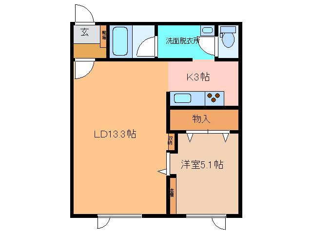 アルムレジェンドⅢの間取り