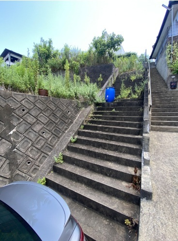 売土地 西区野方4丁目の前面道路含む現地写真