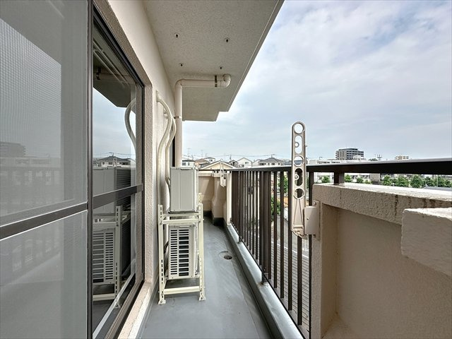 第2ニューハイム桜ヶ丘のバルコニー