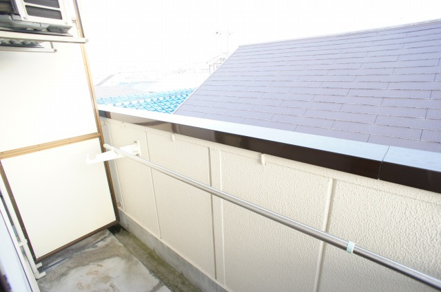グロリアハイツのバルコニー|最上階
