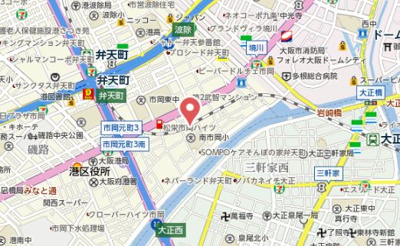 【地図】 | ステイブルコート弁天町