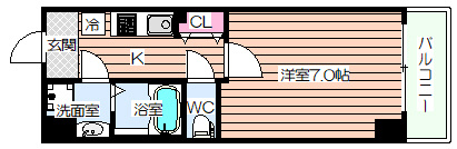 【間取り】 | ステイブルコート弁天町