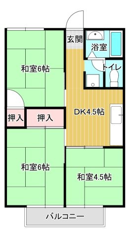 パークハイツ山手の間取り