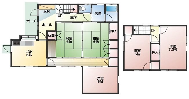 【間取り】 | 大牟田市八本町