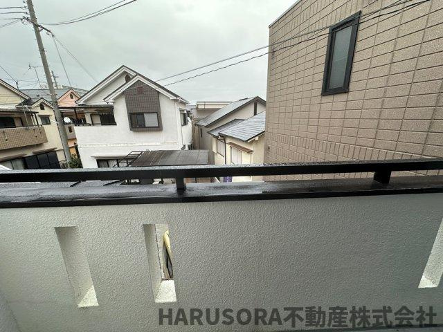 枚方市牧野本町2丁目　2階建のバルコニー