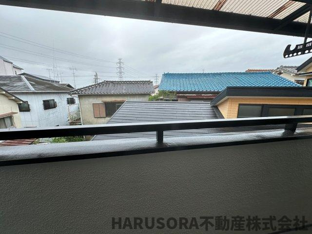枚方市牧野本町2丁目　2階建のバルコニー