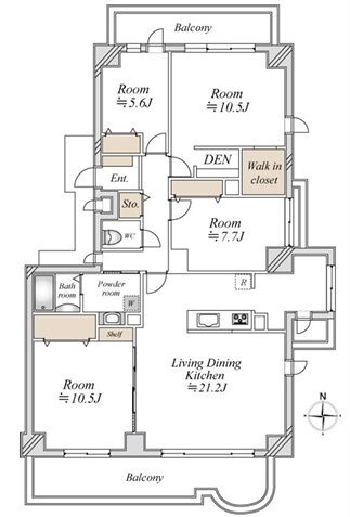 【間取り】の画像