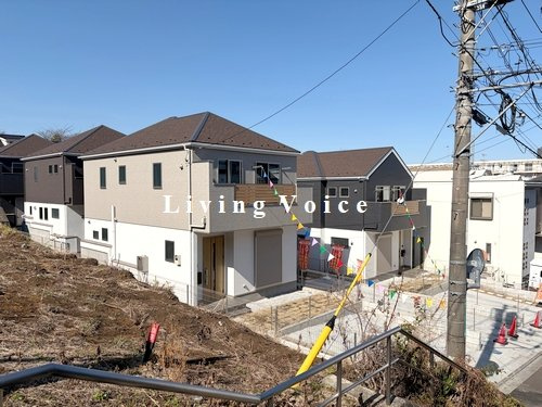 【外観】 | 【仲介手数料０円】相模原市南区相武台3期　新築一戸建て　全6棟 | 全体　相模原市南区相武台3期　新築一戸建て　全6棟