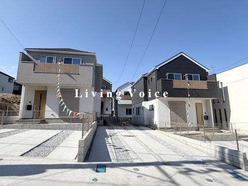 【外観】 | 【仲介手数料０円】相模原市南区相武台3期　新築一戸建て　全6棟 | 全体　相模原市南区相武台3期　新築一戸建て　全6棟