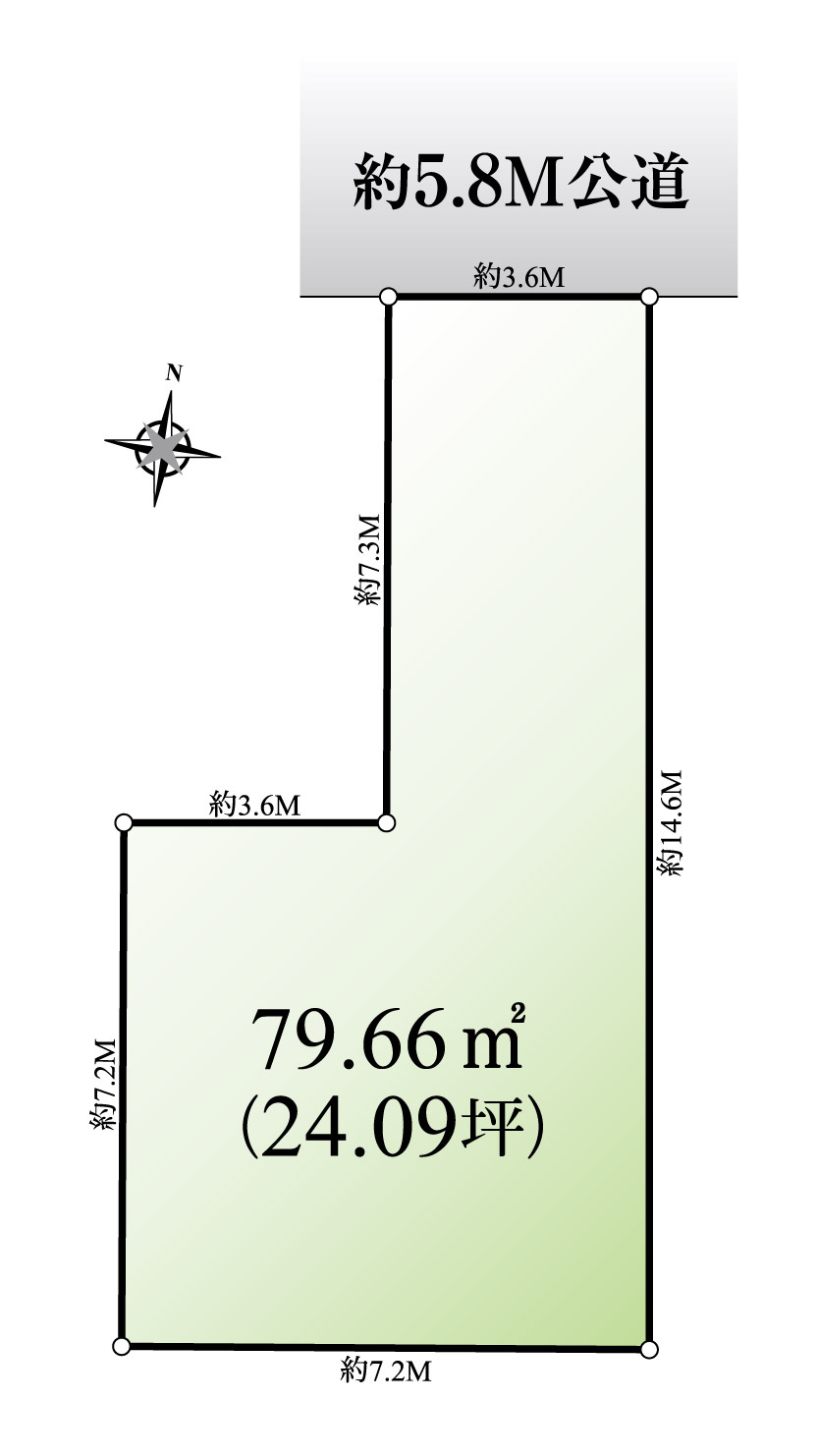 練馬区氷川台4丁目 限定1区画の外観|歩道も整備された北東側約5.8ｍ公道
―グランイーズ氷川台　―
緑の風吹き抜ける潤いある住宅地エリア
四季折々の自然に満ちた魅力的なロケーション♪
高い利便性を誇りながら周辺環境も良好な立地