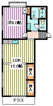 エステートピアＫの間取り