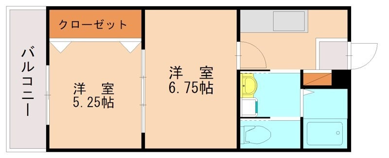 K&Y香椎駅前の間取り