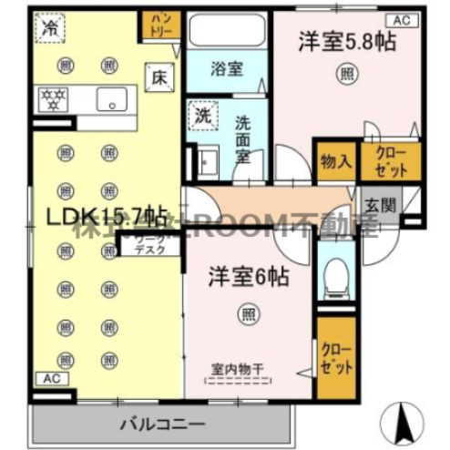 ヴェルデ・ルーチェの間取り