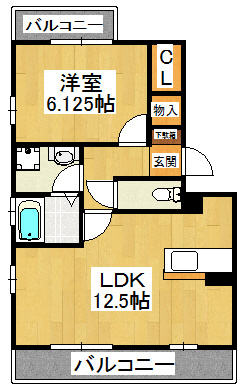 パルハーモニーの間取り